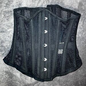 ORCHARD CORSET mesh steel boned underbust